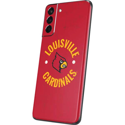 University of Louisville Cardinals Faded Galaxy S21 Plus 5G Skin